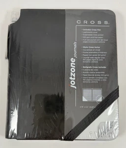 Cuaderno Cross Jotzone Journal CON BOLÍGRAFO negro/blanco 4,75" x 5,5" #AC273-6S - Imagen 1 de 4
