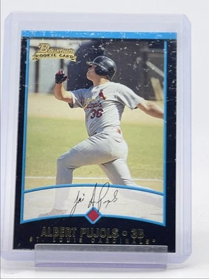 БЕЙСБОЛЬНАЯ КАРТОЧКА ДЕБЮТАНТА БОУМЕНА ALBERT PUJOLS 2001 RC Q3470 - Изображение 1 из 2