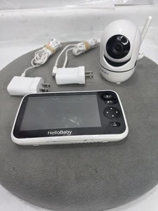 HelloBaby HB6550 Video Baby Monitor 5” Screen + Camera – Extra Antenna - Picture 1 of 8