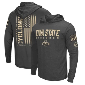 Men's Colosseum Heather Black Iowa State Cyclones Team OHT Military Appreciation - Picture 1 of 4