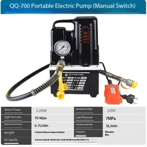 QQ700 Kompaktes Elektro Hydraulikaggregat Öldruckpumpe Magnetventil - Bild 1 von 30