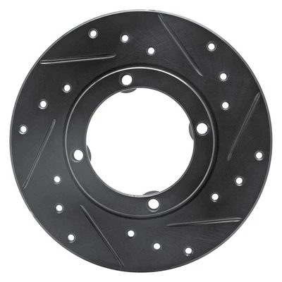 For Geo Metro 89-94 Brake Rotor DFC Premium Drilled & Slotted Front Passenger - Image 1 of 4