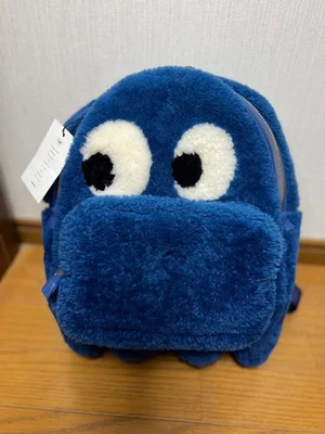 Mochila de día Anya Hindmarch Pac-Man Ghost BOLSO AZUL piel 2019 sin usar Japón Foto 1 de 4