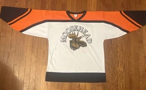 Vtg Moosehead Canadian Lager adult hockey jersey L Moose # 67 Athletic Knit AK - Picture 1 of 8