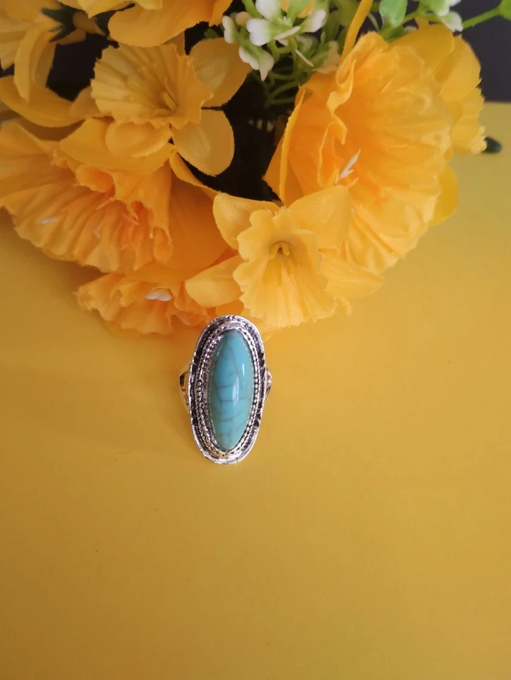 Wunderschöner Ring Mit Türkis  - Bild 1 von 1