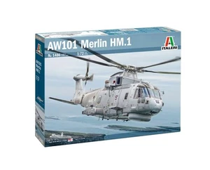 Italeri 1486 AW-101 Merlin HM.1 Helicopter 1:72 Scale Kit - Picture 1 of 5