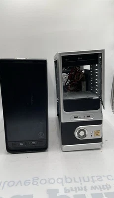 Desktop PC Towers Thermaltake e iMicro ATX para peças ou reparo sem HDD lote de 2 - Imagem 1 de 4