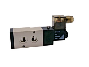 Vertex 4V210-08 5/2 Way Solenoid Valve DC24V Single Coil Spring Return - Picture 1 of 7