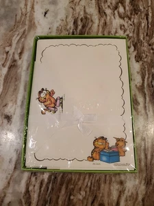 Vintage Garfield Stationary Set "Studying Is More Fun With A Good Friend" Mead - Picture 1 of 5