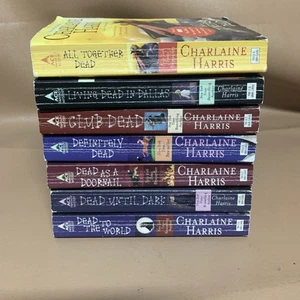 Lot of 7 True Blood Sookie Stackhouse/Charlaine Harris Paperback Book Bundle - Imagen 1 de 1