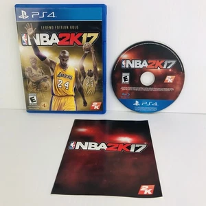 NBA 2K17: Legend Edition (PlayStation 4, 2016) Gold Kobe Bryant Tested - Picture 1 of 4