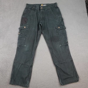 Carhartt Cargo Hose Herren 33x30 schwarz Relaxed Fit B342 Ripstop Workwear Utility - Bild 1 von 11