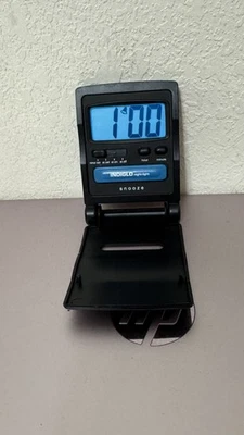 Timex Indiglo Reloj Despertador de Viaje Plegable T563S Negro - PROBADO Y 100% FUNCIONANDO Foto 1 de 3
