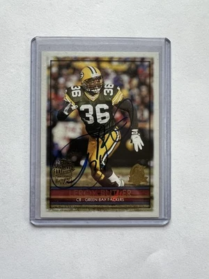 2013 Topps Archives LeRoy Butler Fan Favorites On Card Auto Autograph RARE HOF - Image 1 of 2
