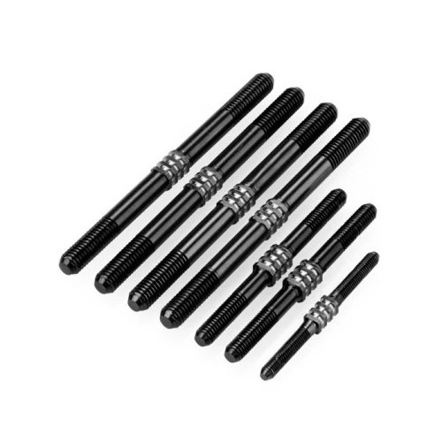 JConcepts Titanium Turnbuckle Set, Black, 7pcs, Tekno EB/NB 2.1, 5010-2 - Image 1 of 1