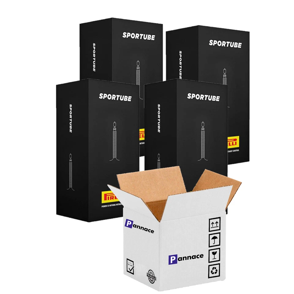 Pirelli Camera d’aria 700x42/50 SporTube Valvola Presta 48 mm Confezione da 4 un - Immagine 1 di 1