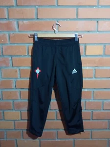 Celta Vigo Training Football Soccer Pants Black Adidas Young Size 2XS 5-6YRS - Picture 1 of 8