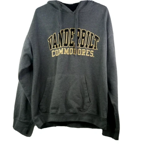 Gray Mens Hoodie Jacket Gray Size XL Vanderbilt Commodores Cover