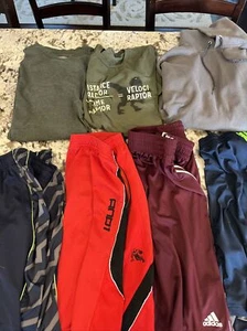 Lot of 7 Boy's Adidas Outfit Shirt & Short Size Med -larges Variety - Picture 1 of 18