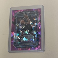 2023 Prizm Draft Picks SCOOT HENDERSON V RC Rookie Purple Ice # 146/149!