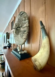 Early 1800’s Powder Horn Flintlock Longrifle Muzzleloader Musket Pre Civil War - Picture 1 of 20