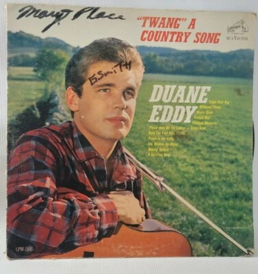 Vintage Duane Eddy "Twang a Country Song" Vinyl LP on RCA Victor 1963 - Image 1 of 4