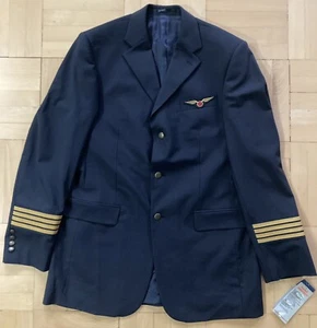 POLISH AIRLINES-EuroLOT PILOTA CAPITANO BLAZER VINTAGE - Foto 1 di 4
