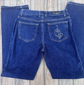 Vintage Baby Phat Y2K Hip Hop Jeans Made In USA Größe 5 Mid Rise Straight Leg - Bild 1 von 11