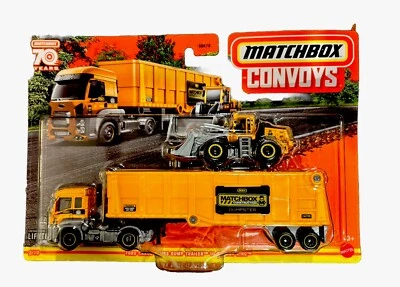 Matchbox Convoys Metal Vehicle - FORD CARGO & MBX DUMP TRAILER w/ QUARRY KING - Image 1 of 2