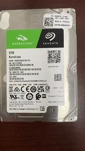 Seagate Barracuda ST5000LM000 5TB 2.5" Server HDD 15mm 0.59" height OEM N58Y8 - Picture 1 of 1