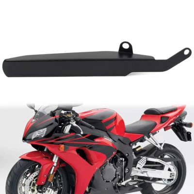 Cubierta protectora de cadena de aluminio negra para motocicleta Honda CBR1000RR 2004-07 Billet Foto 1 de 4