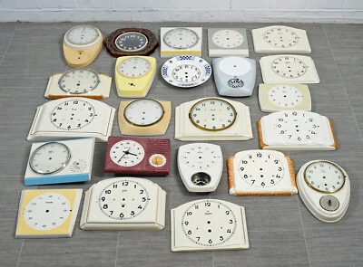 23 Porcelain Clock Case Spare Part Carrier Various Eras Vintage 50's - Image 1 of 4