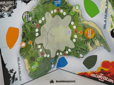 2018 Jurassic World Volcano Escape Board Game Board Part Only Spin Master - Image 1 of 2