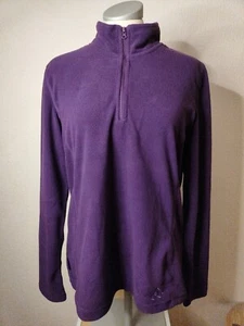 Sports Fleece Oberteil Langarm Damen - Gr. M - Lila Secondhand - Bild 1 von 6