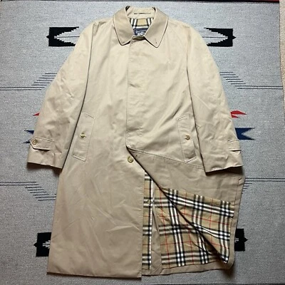 Gabardina vintage forrada a cuadros Burberrys London Nova para hombre talla 50 tostada  Foto 1 de 4