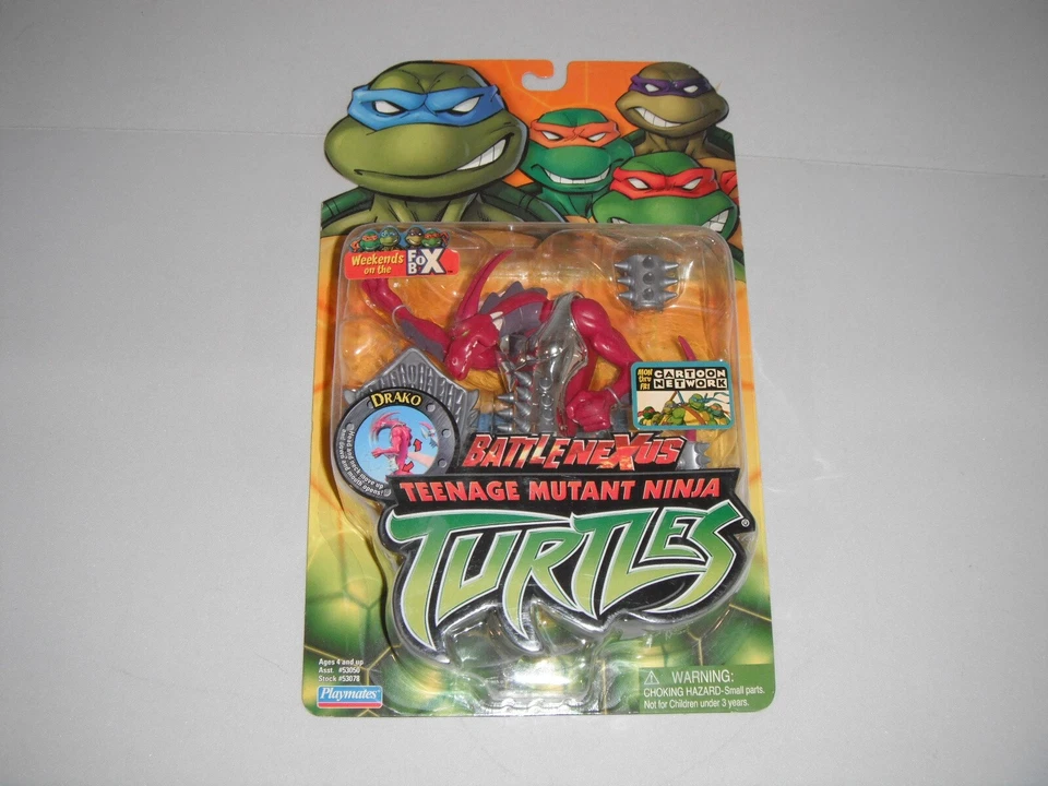 TMNT Battle Nexus Drako 2004 MOC Ninja Turtles Playmates Toys Figure