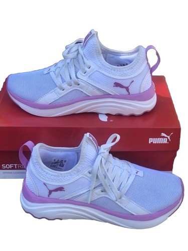 Sneakers bianche Puma Softride Sophia Bioluminescence glitter stringate ragazze