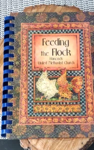 Feeding the Flock Cookbook - Faith Recipes. Community Cooks Spiral Spine New - Foto 1 di 11