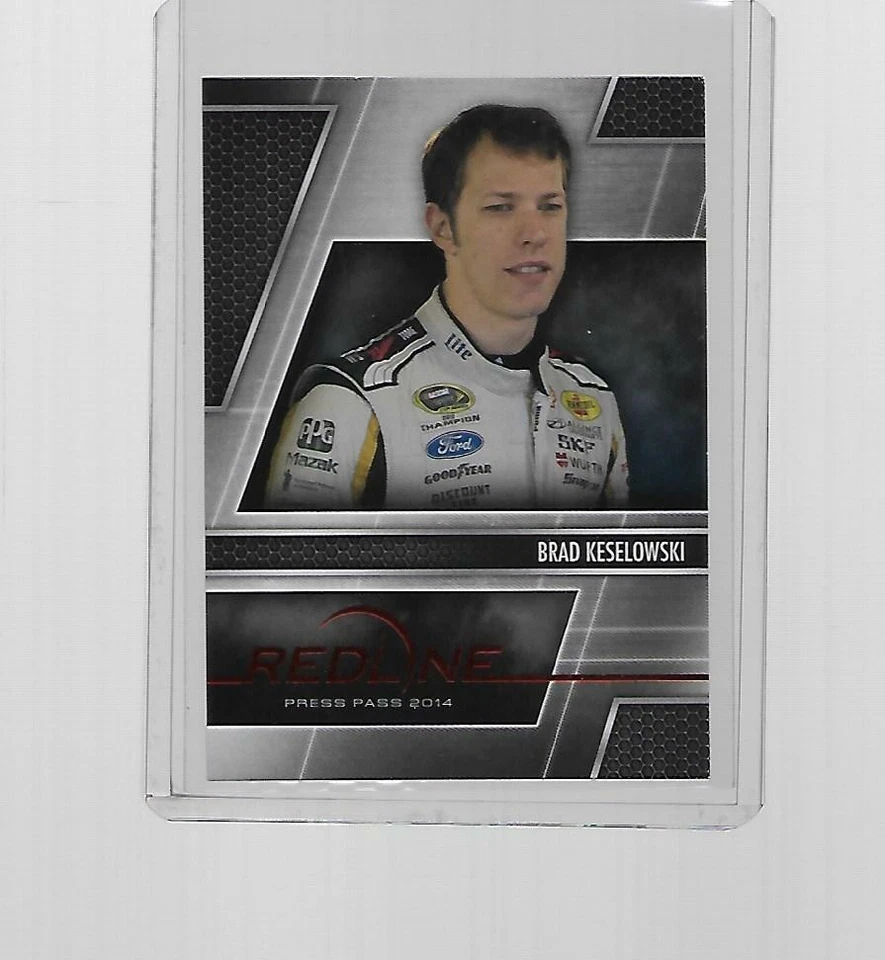 2014 PRESS PASS RACING REDLINE RED BRAD KESELOWSKI #32 - Image 1 of 1