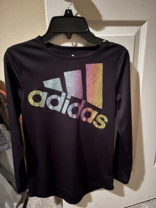 Adidas Girls Long Sleeve Size 14 Excellent Condition - Picture 1 of 4