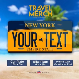 New York - Personalised License Plate - Americana, US Highway - Picture 1 of 2