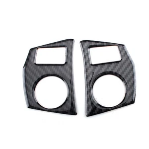 Carbon Fiber Interior Steering Wheel Buttons Trim For Toyota Corolla 2014-2018 - Picture 1 of 4