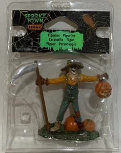 Lemax 52313 FREAKY FARMER Spooky Town Figurine Halloween Decor Figure Pumpkins - Picture 1 of 4