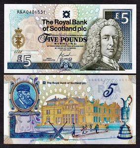 Schottland 5 Pfund 2004 GEDENKMÜNZE 250th GOLF Anniversary Pick-363 EDELSTEIN UNC - Bild 1 von 1