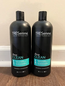 2 TRESemme Deep Clean 1 Wash Gently Cleanses Shampoo 28 Oz. Each - Picture 1 of 2
