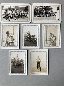 Fotos de motocicletas Dallas Texas años 30 con solicitud de membresía - Imagen 1 de 7