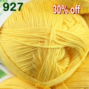 Sale New 1SkeinsX50gr Super Soft Bamboo Cotton Baby Hand Knitting Crochet Yarn - Picture 1 of 51