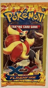 Pokemon XY FLASHFIRE 3 Card FACTORY SEALED PACK! Pyroar ART - Picture 1 of 2