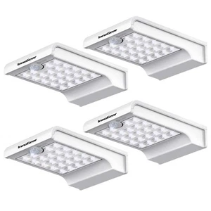 Solar Gutter Lights, 24 LEDs Solar Motion Sensor Lights IP65 Waterproof Solar... - Picture 1 of 7