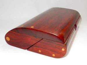 RAY JONES Handmade Wood Box *Cocobolo and Baltic Birch* 7x5x1.75 *FREE SHIPPING* - Picture 1 of 11